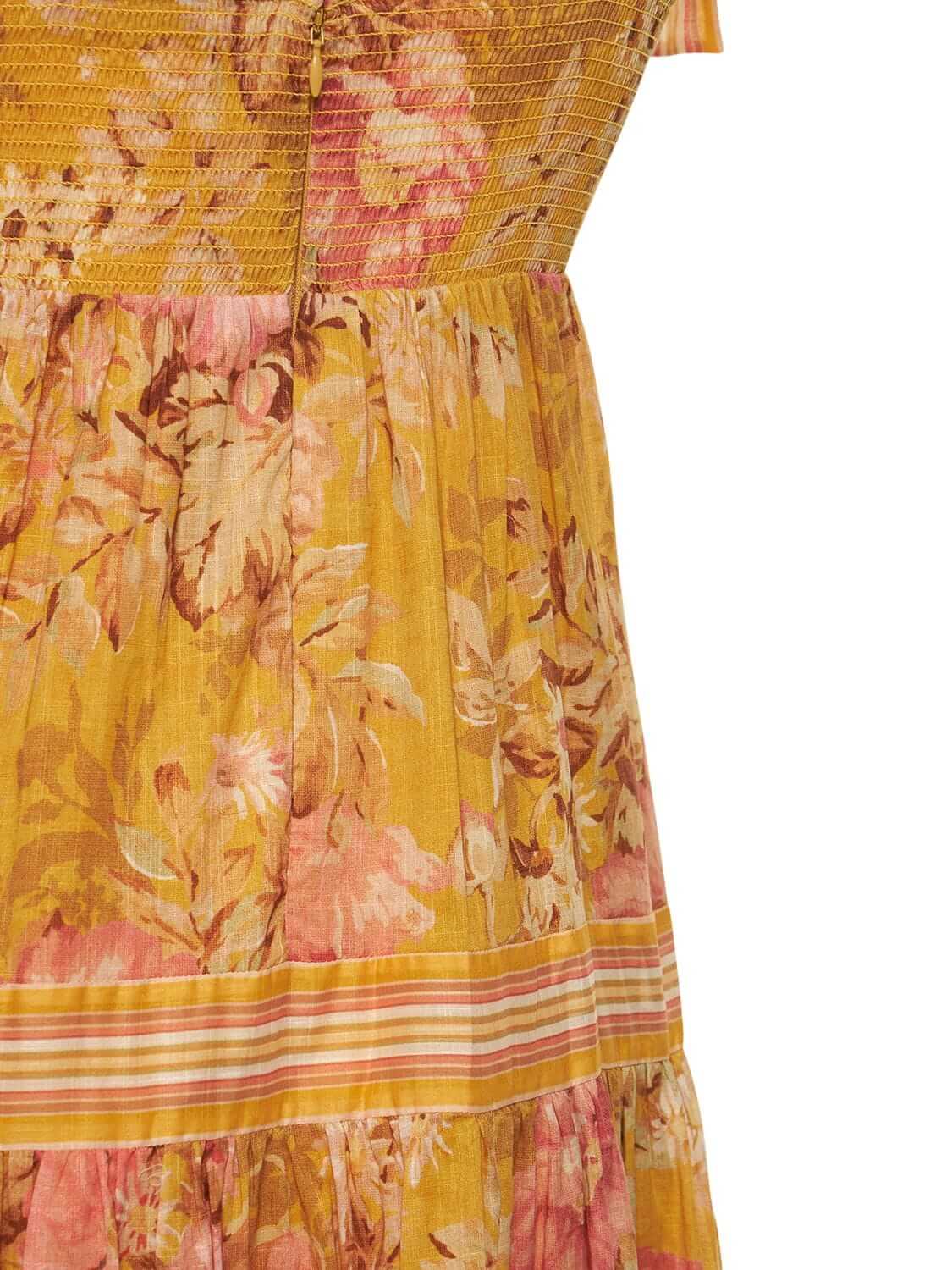 Pattie Shoulder Tie Midi Dress