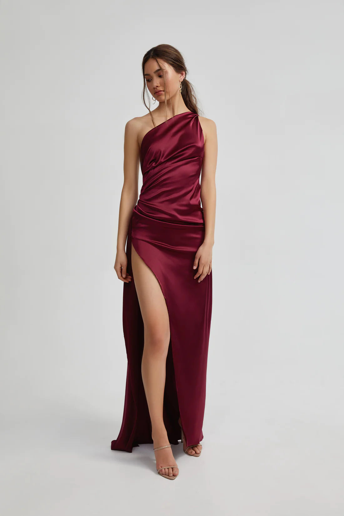 Samira Dress - Burgundy