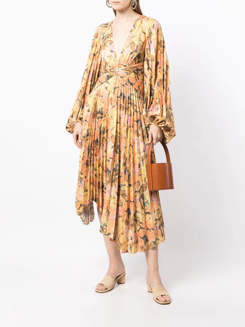 Palms Floral-Print Dress