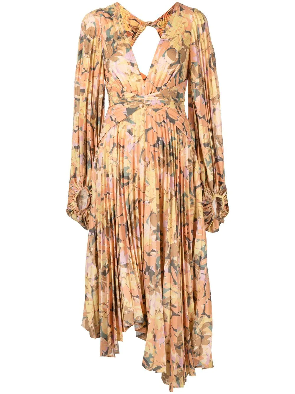 Palms Floral-Print Dress