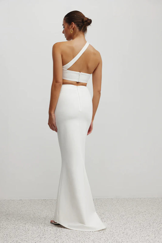 ADRIENNE DRESS - WHITE