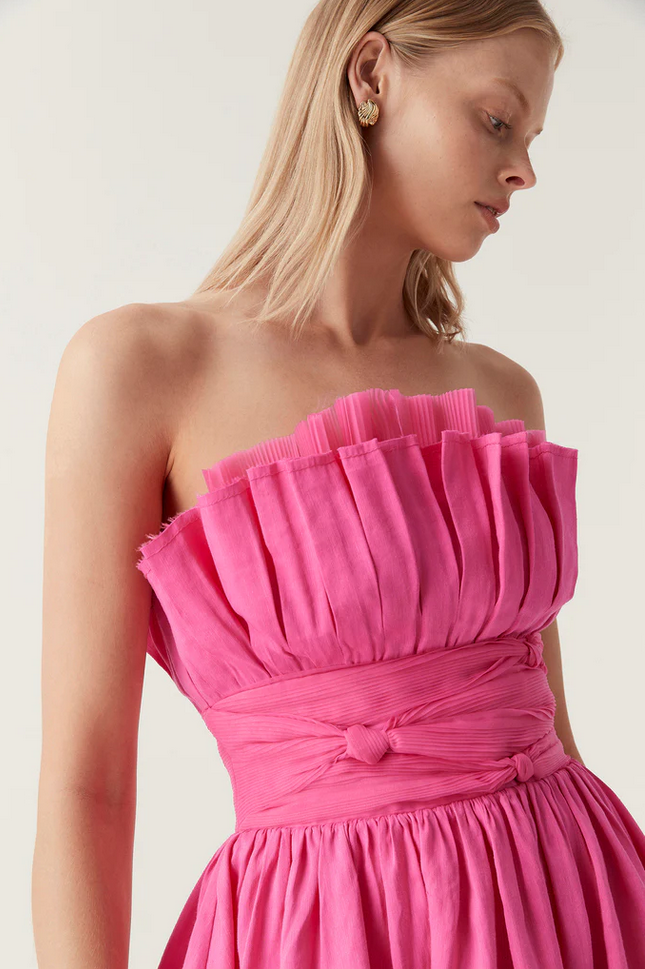 AJE Whisper Layered Mini Dress