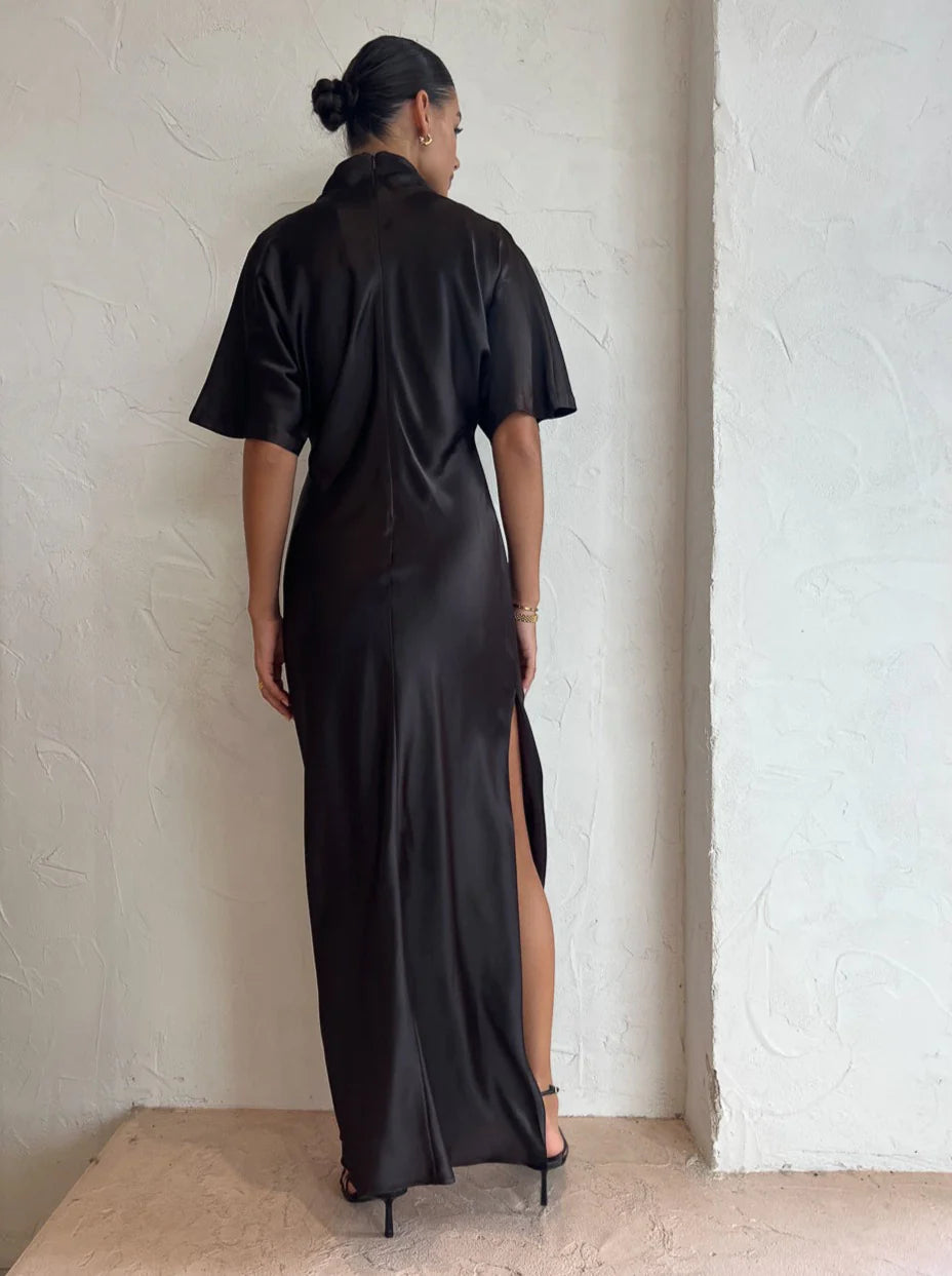 Sorrell Maxi Dress in Chocolate