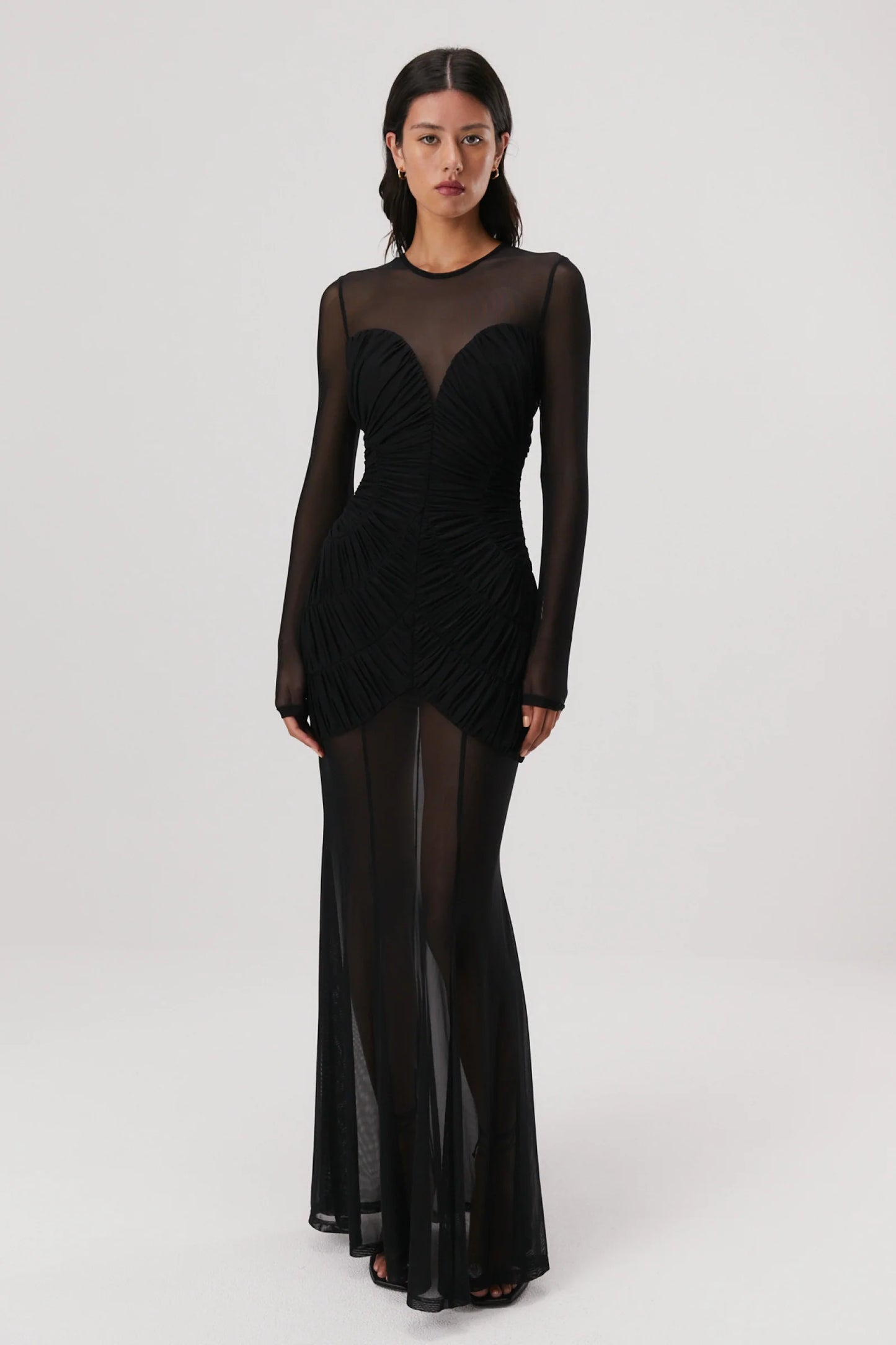 Talitha Fine Mesh Maxi Dress