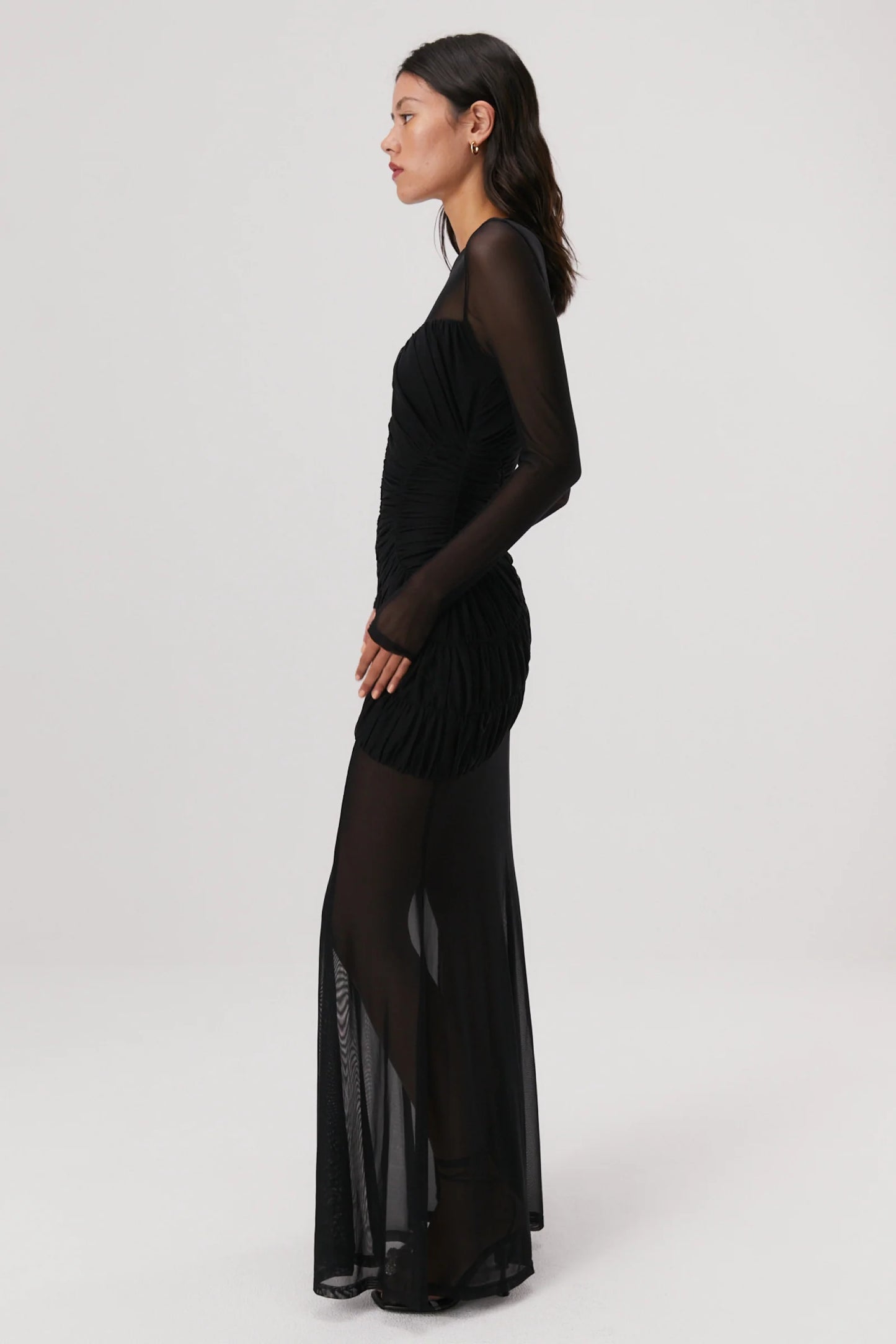Talitha Fine Mesh Maxi Dress