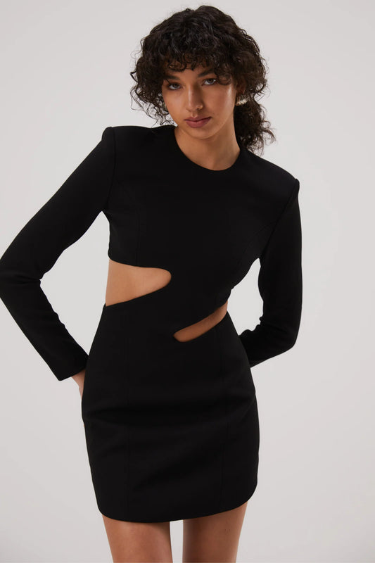 Cosette Bonded Crepe Mini Dress