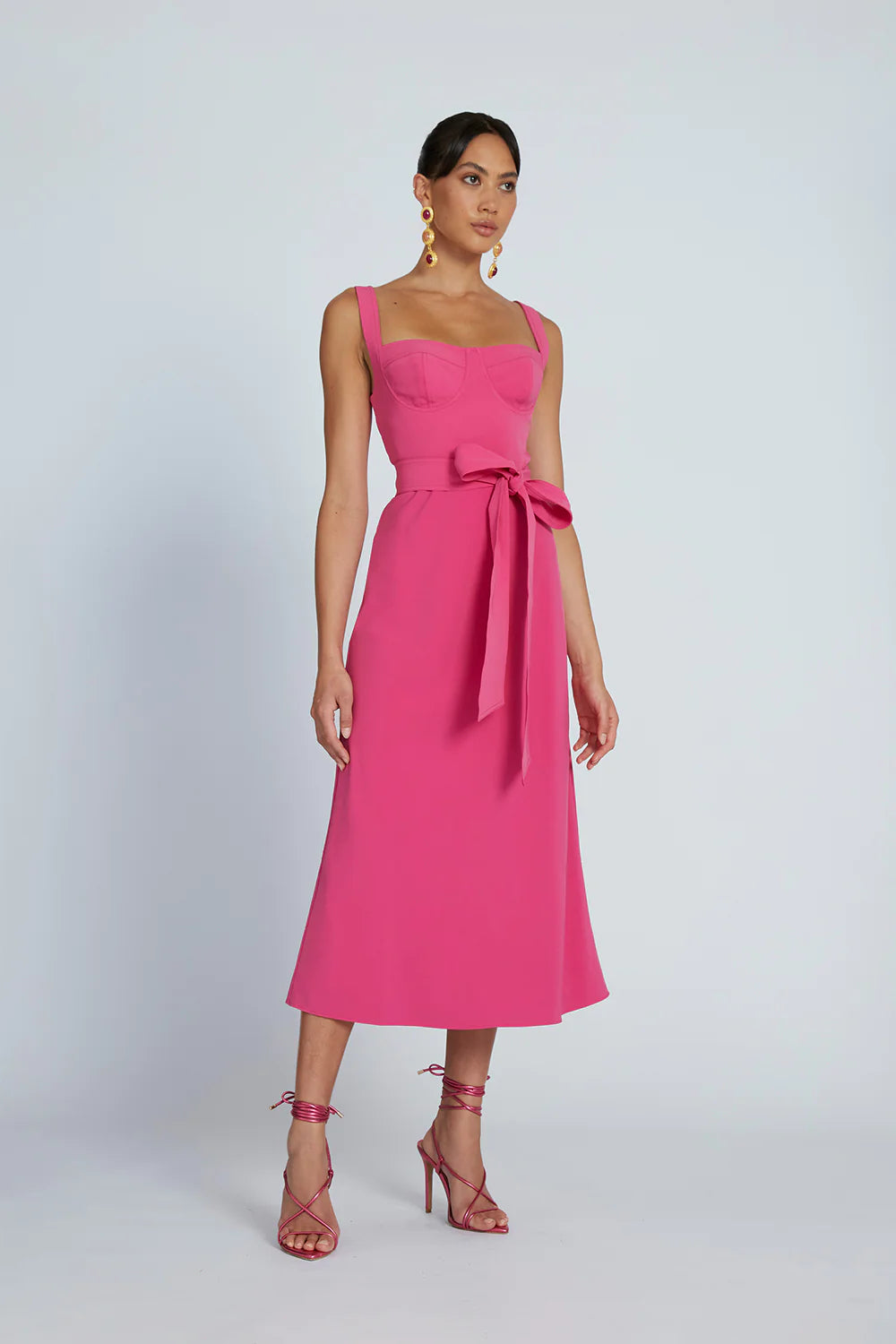 Ora Bist Midi Dress