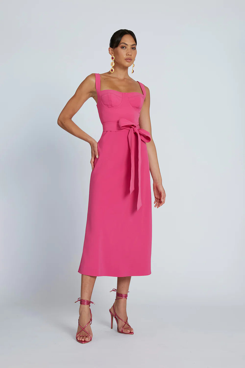 Ora Bist Midi Dress
