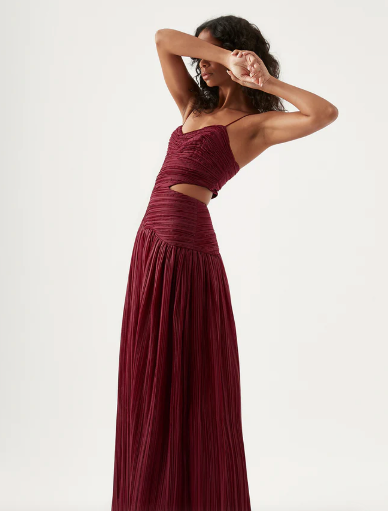 Laurier Wave Maxi Dress
