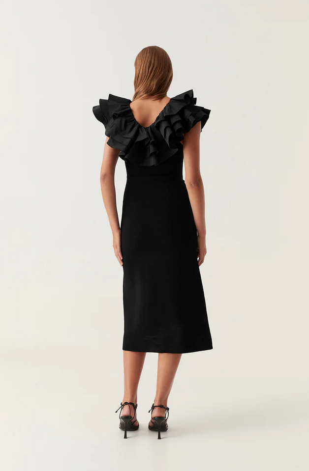 AJE Transcendent Ruffle Midi