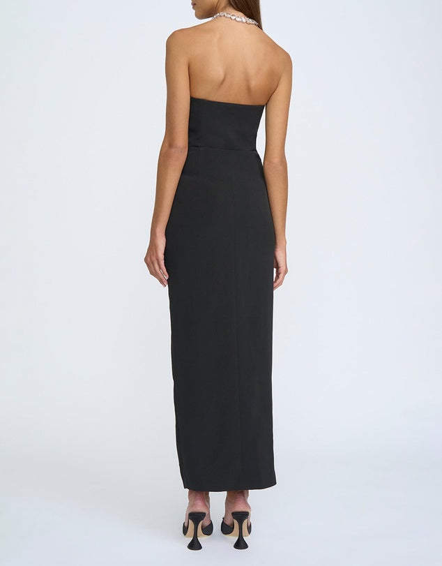 Diamond Strapless Split Dress