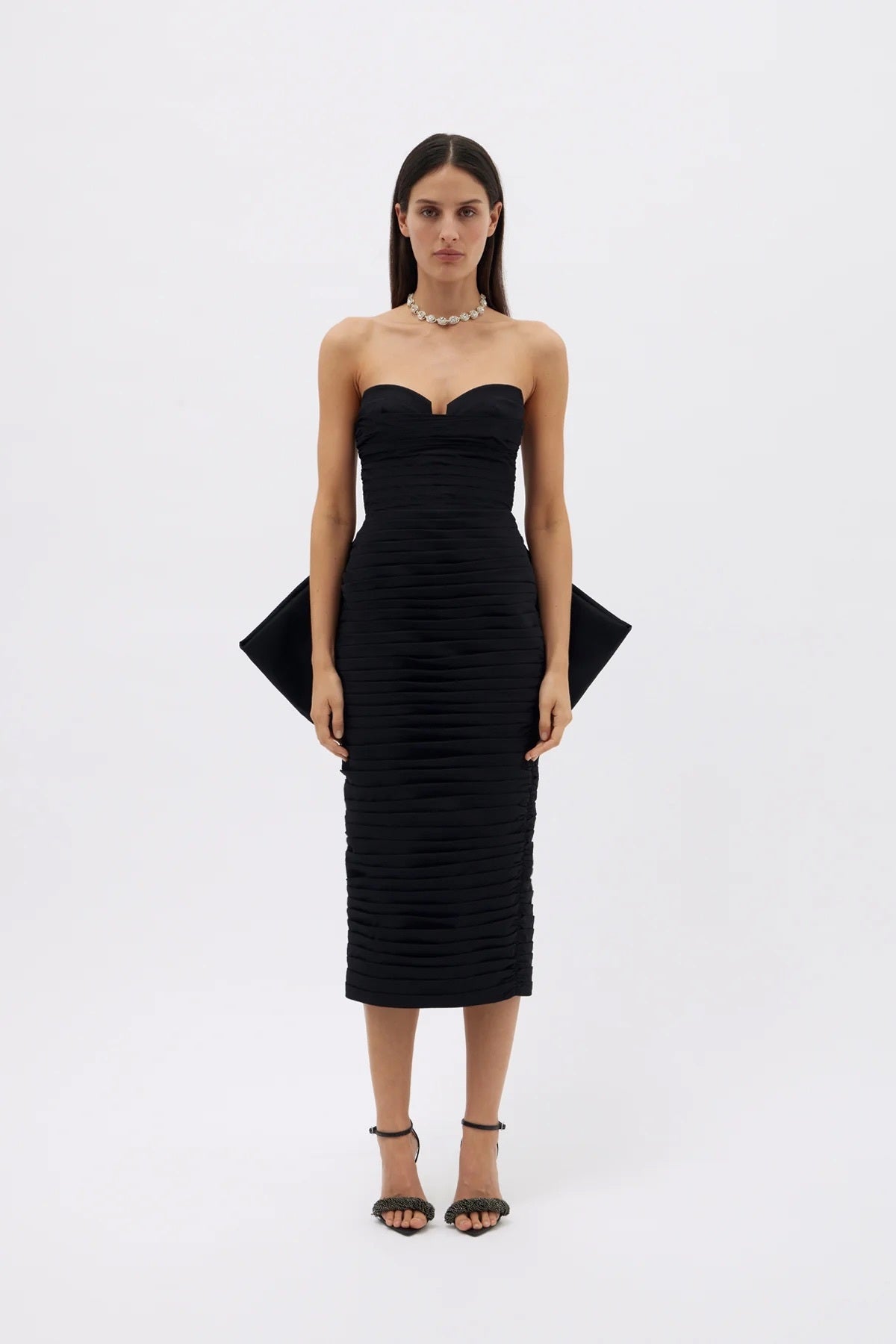 Rachel Gilbert Marji Midi Dress Black