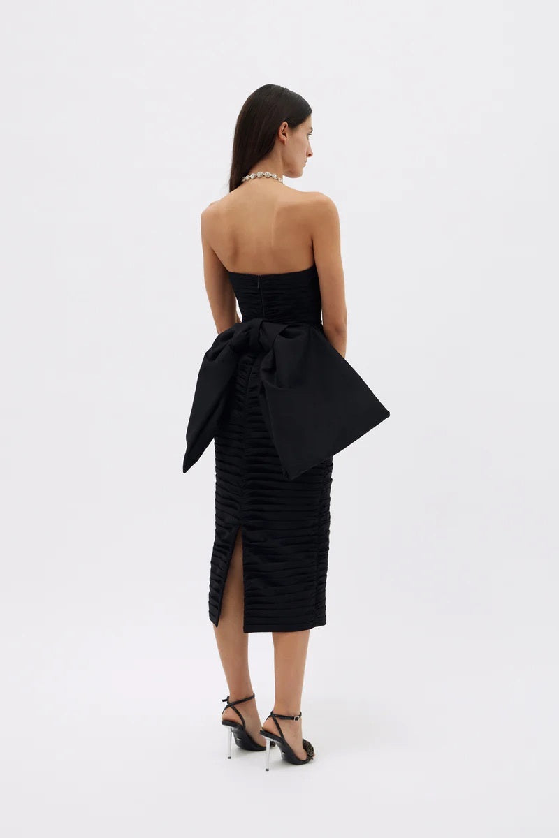 Rachel Gilbert Marji Midi Dress Black