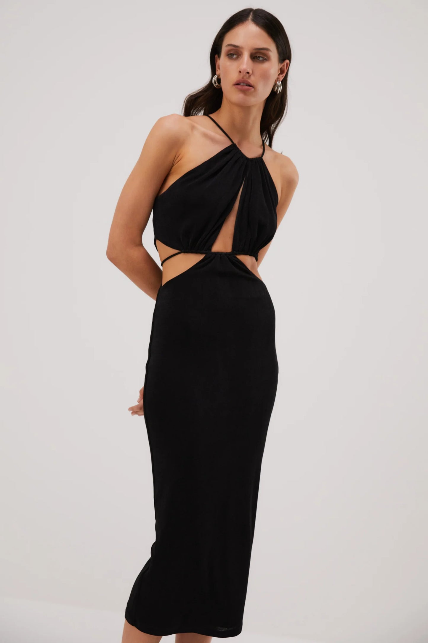 Zeke Slinky Jersey Midi Dress