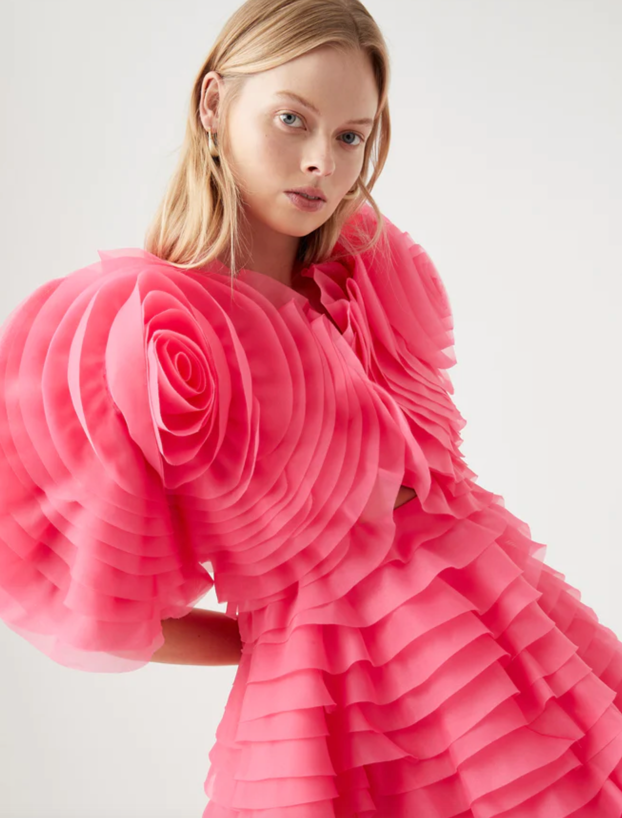 Amour Ruffle Mini Dress