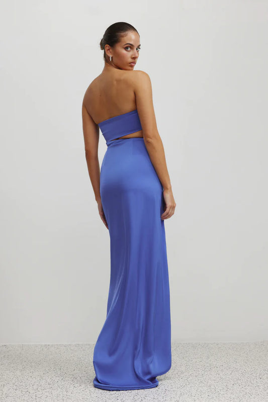 APOLLO DRESS - PACIFIC BLUE