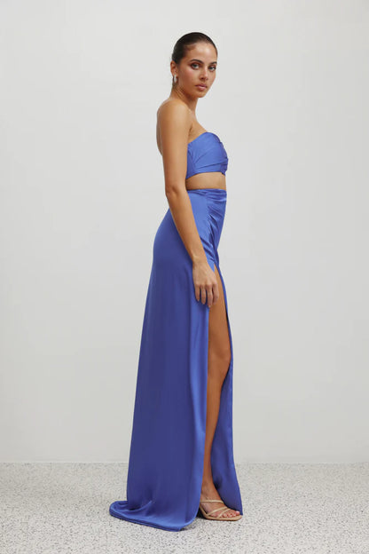 APOLLO DRESS - PACIFIC BLUE