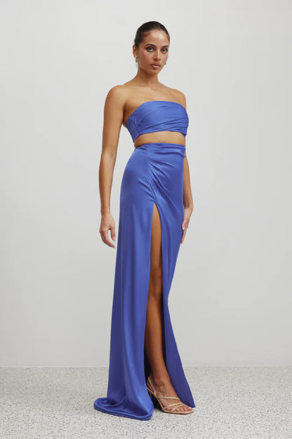 APOLLO DRESS - PACIFIC BLUE