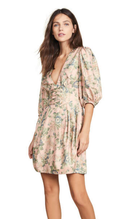 Tempest Lace up Mini Dress