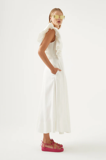 Bonjour Asymmetric Midi Dress