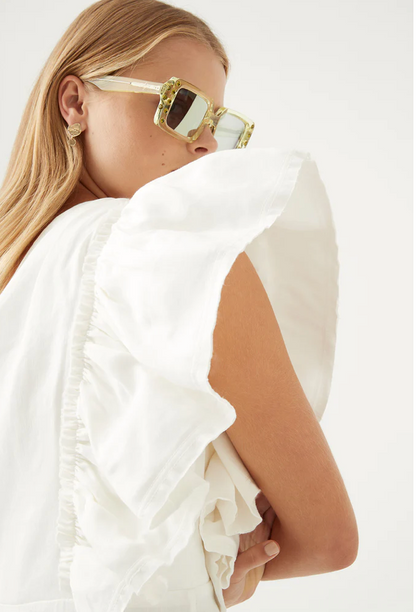 Bonjour Asymmetric Midi Dress