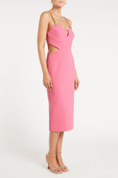 Dulce Amore Midi Dress | Pink