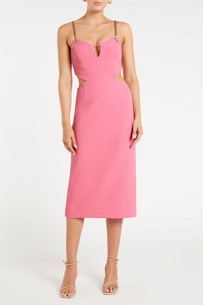 Dulce Amore Midi Dress | Pink
