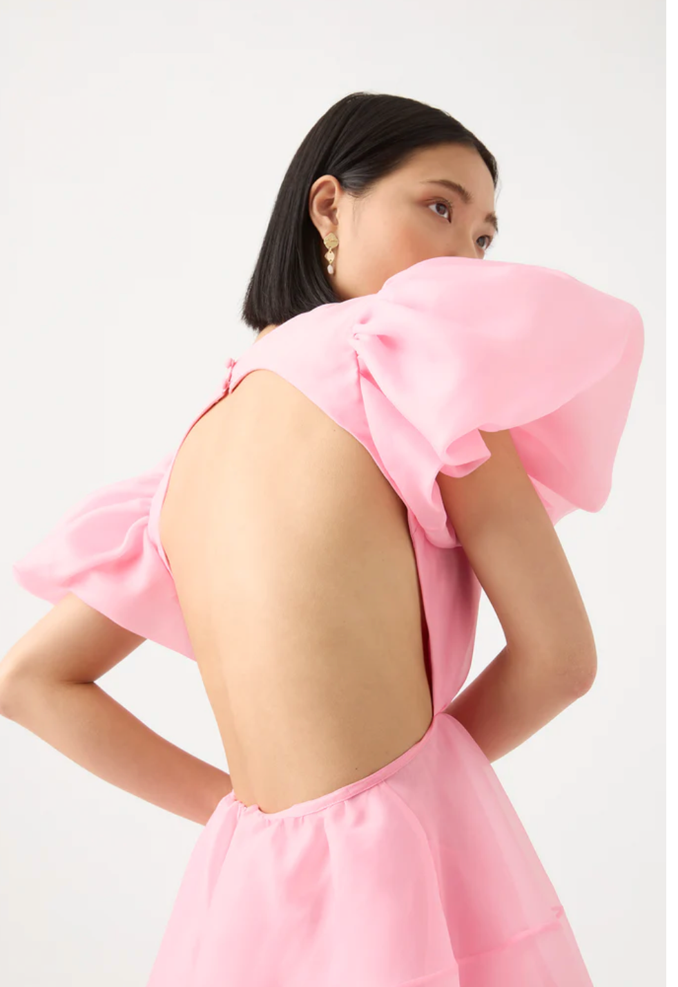 aje simplicity cut out mini dress RUNWAY AJE Simplicity Cut Out Mini Dress in Ballet Pink NWT SIZE US4